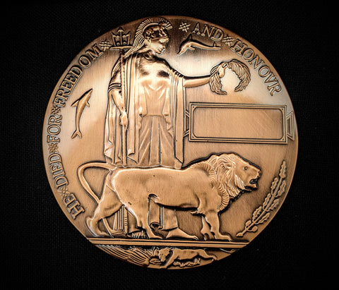 Replica Memorial Plaque (Medallion)