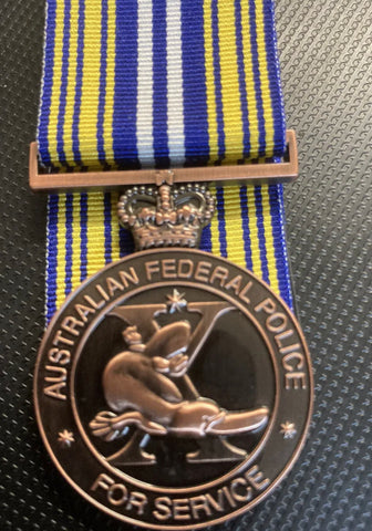 Australian Federal Police Service Medal - Full Size