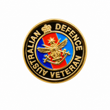 Sharpened original veteran lapel pin photo