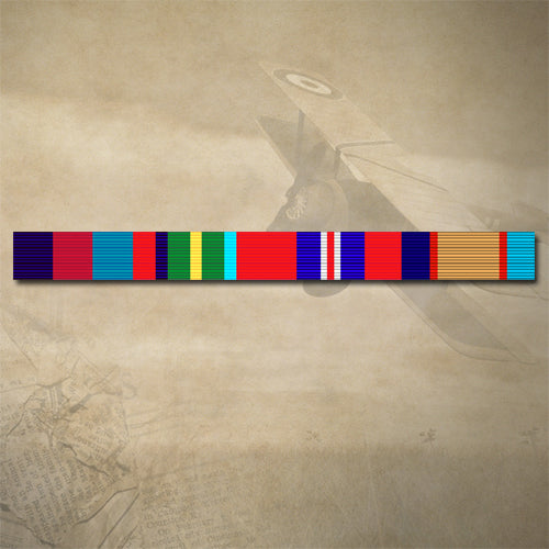 Sti Ribbons 39-45 STAR, PACIFIC STAR, WAR MEDAL AND 39-45 ASM RIBBON BAR DECAL STI ...