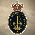 ROYAL AUSTRALIAN NAVY EMBLEM DECAL | STICKER | 100mm x 60mm