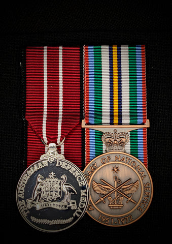 Replica set ADM & Anniversary of National Service Medal