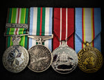 Replica Medals Mounted Set of 4 Large Medals