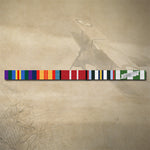 AASM 45-75, VIETNAM, ADM, NSSM AND SOUTH VIETNAM 1960 MEDAL RIBBON BAR STICKER DECAL